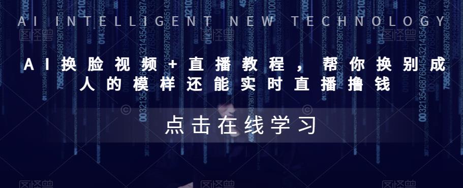 AI换脸视频+直播教程 帮你换成别人的模样还能实时直播撸钱 (教程+配套资料)-颜夕资源网-第11张图片