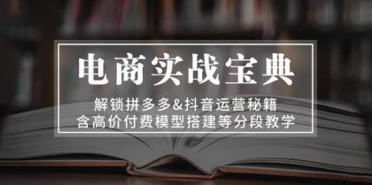 电商实战宝典：解锁拼多多&抖音运营秘籍，含高价付费模型搭建等分段教学-颜夕资源网-第13张图片