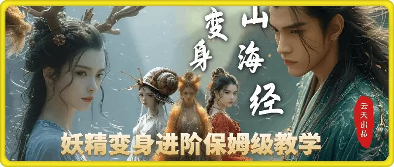 云天AI山海经变身视频教程，妖精变身进阶保姆级教学-颜夕资源网-第18张图片