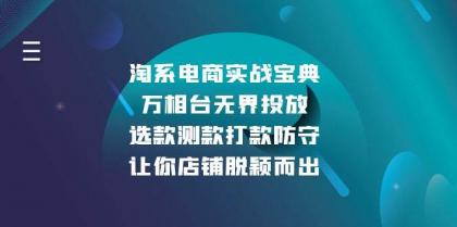 淘系电商实战宝典：万相台无界投放，选款测款打款防守，让你店铺脱颖而出-颜夕资源网-第18张图片