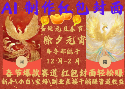 AI红包终于来了 春节谁不发红包？春节谁不领红包？一年一度红包封面，从圣诞干到春节-颜夕资源网-第13张图片