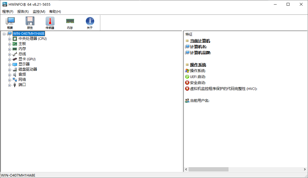 HWiNFO 专业系统信息诊断工具 v8.21.5655 便携版-颜夕资源网-第13张图片