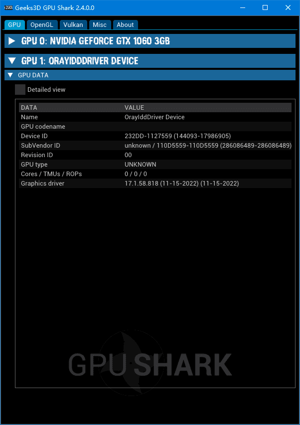 GPU Shark 显卡GPU监视工具 v2.7.0.0 绿色版-颜夕资源网-第13张图片