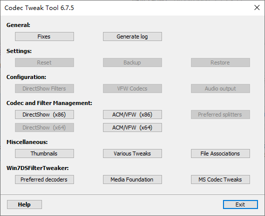 K-Lite Codec Tweak Tool(音频解码器优化) v6.7.5 绿色版-颜夕资源网-第13张图片
